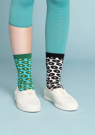 “Billie” socks in organic cotton - ecru