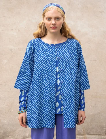 “Krusa” blouse in organic cotton - lupin