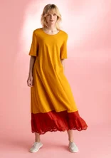 “Millie” jersey dress in organic cotton/modal - sahara