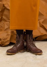 Nappa boots - chestnut
