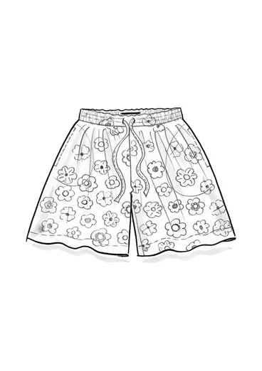 “Sunbeam” woven organic cotton shorts - jade