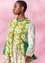 “Malli” blouse in organic cotton (leaf green S)