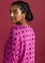 “Tyra” jersey tunic in organic cotton/modal (cerise/patterned S)