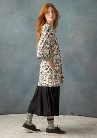 “Iron” jersey tunic in organic cotton/modal - natural