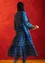 Robe "Lalita" en coton biologique (bleu indigo S)