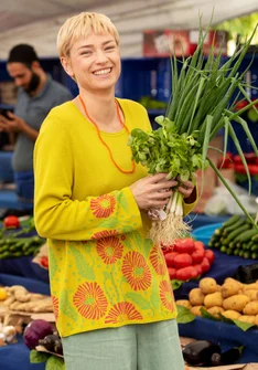 Pull "Poppy" en coton biologique - vert lime