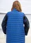 “Susan” recycled polyester waistcoat (klein blue M)