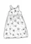 Geweven jurk "Brush" van biologisch katoen (lichtceladon M)