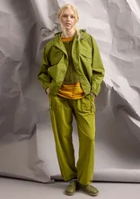 Woven organic cotton jacket - birchleaf