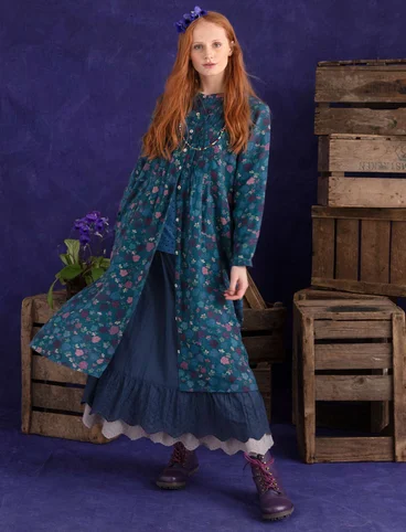 Kleid „Linnea“ aus Hanfgewebe - indigoblau