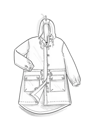 Parka "Fiona" en tissu de polyamide recyclé - avocat