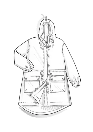 Parka "Fiona" en tissu de polyamide recyclé - avocat