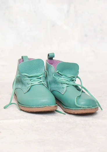 Desert boots en nubuck/cuir nappa - absinthe