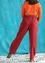 Pantalon "Cozy" en jersey de coton biologique/élasthanne  (rouge agate S)