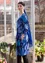 Robe ”Botanica” en jersey de modal (bleu nuit S)