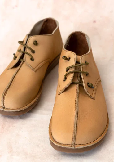 Chaussures de promenade en nubuck - avoine