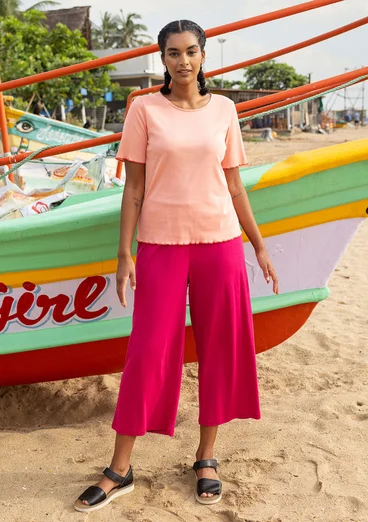 Top "Drop" i ekologisk bomull - lilja