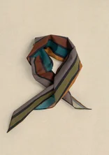 “Akira” shawl in organic cotton - black