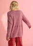 “Edna” recycled cotton favourite sweater (terrazzo pink S)