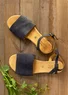 Sandales ”Savanna” en nubuck (encre 36)