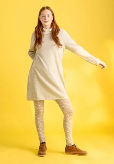 Tunic in linen/recycled cotton - natural