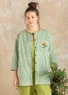 Chemise "Farmer" en coton biologique/lin (cactus S)