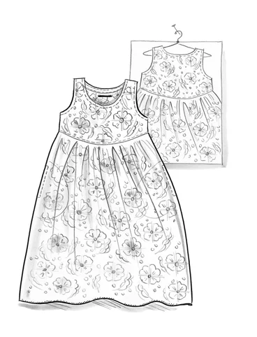 Kleid „Öst“ aus Bio-Baumwollgewebe - ljus0SP0persika
