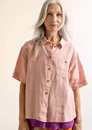 Blouse "Seraj" en lin - marbre rose