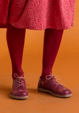 “Freja” nappa shoes - purple red