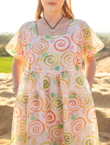 Kleid „Cumulus“ aus Baumwollgewebe - hellsand