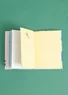 “Brush” fabric-covered paper notebook (white One Size)