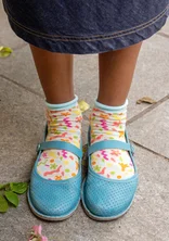 “Claire” low-cut, organic cotton sock - vanilla