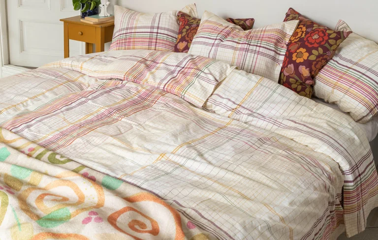 “Rainbow” duvet cover in organic cotton