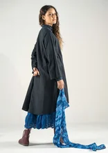 Woven “Olivia” dress in organic cotton - black