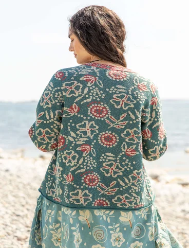 “Rashmi” organic cotton cardigan - opal green