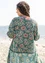 “Rashmi” organic cotton cardigan (opal green M)