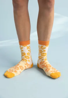 ��“April” organic cotton socks - mango