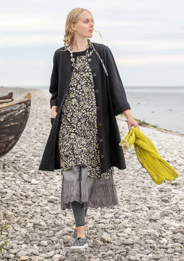 Robe en jersey « Strandäng » en lyocell/élasthanne - noir