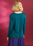 “Helga” lyocell/elastane jersey top (dark petrol blue XXL)