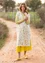 Tricot jurk "Dandelion" van biologisch katoen (ongebleekt XL)