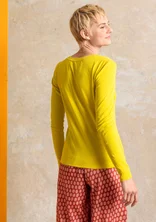 Organic cotton jersey top - dijon