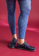 “Fjät” leggings made of recycled polyamide - flax blue