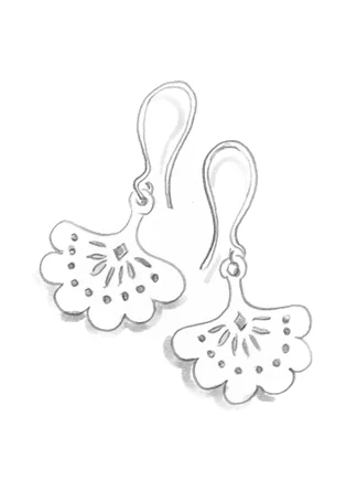 “Kristina” earrings in silver - silver