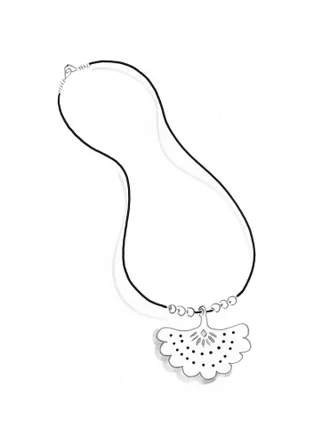 “Kristina” necklace in silver  - silver