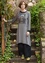 Robe "Artemis" en jersey de coton biologique/modal (gris cendré foncé chiné S)