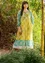 Vævet kjole "Floria" i økologisk bomuld (dijon S)
