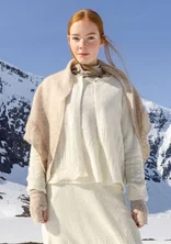 Gilet "Forgetmenot" en alpaga mélangé - écru