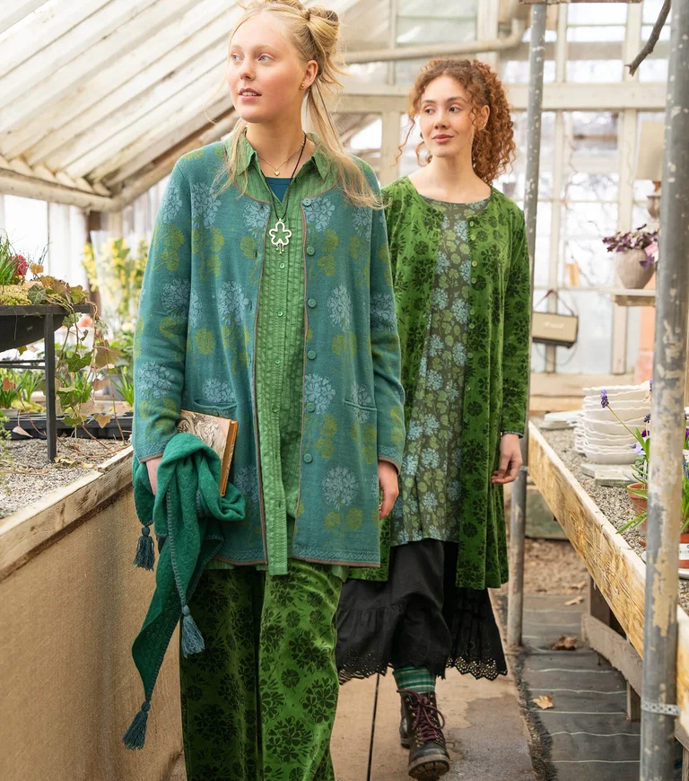 “Mårbacka” cardigan in organic/recycled cotton