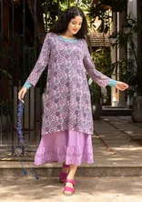 “Heera” organic cotton knit tunic - lilac