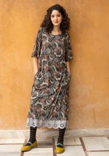 “Hana” jersey dress in organic cotton/modal - black